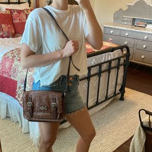 Kate Spade Brown Leather Detailed Crossbody Bag